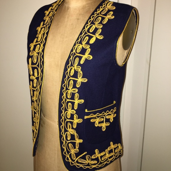 Vintage 1970’s Turkish Hand Embroidered Soutache Vest - Picture 5 of 15